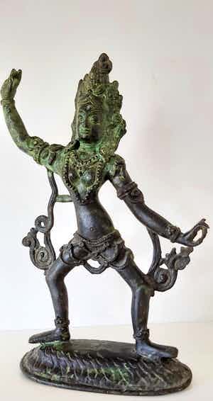 Brons (Onbekend) - Prachtige Bronzen Antieke Tara rond 1940 verkocht voor € 75!