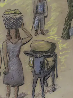 Otto van Rees - Damatië ‘53 - gemengde techniek kopen? Bied vanaf 250!