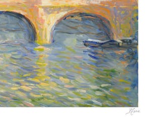 Patrick Marie - Le pont neuf - le soir III kopen? Bied vanaf 1!