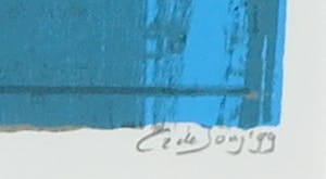 Cor de Jong - Zeefdruk, De Voorspelling - Ingelijst kopen? Bied vanaf 1!