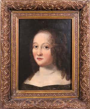 Niet of onleesbaar gesigneerd - Olieverf op doek, Zonder titel - Ingelijst verkocht voor € 1!