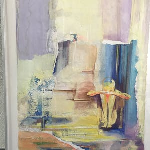 Helen Westgeest - Gemengde techniek op papier, Overpeinzingen - Ingelijst (Groot) kopen? Bied vanaf 75!