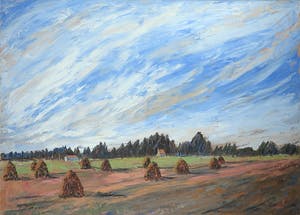 Bitia Rosendor - Acryl op doek, La Moisson (Groot) kopen? Bied vanaf 1!