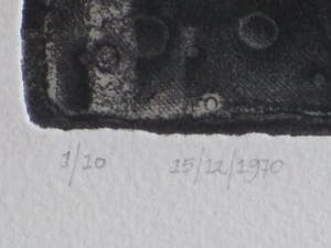 Hans Blanken - Troost en Vergetelheid - Ets kopen? Bied vanaf 50!