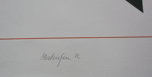 Richard Mortensen - zeefdruk: abstract - 1981 kopen? Bied vanaf 95!