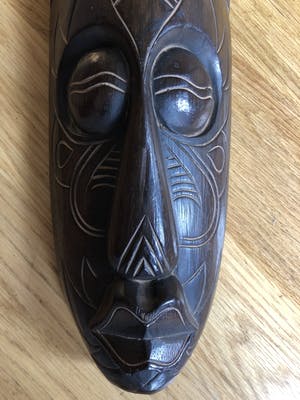 Niet of onleesbaar gesigneerd - Artisanaal masker uit Bali, Indonesië kopen? Bied vanaf 1!