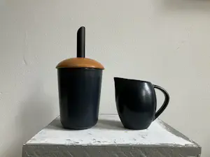 Höganäs Keramik - Suiker dispenser en kannetje kopen? Bied vanaf 20!