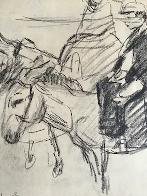 Isaac Israels - 5 tekeningen in koperdiepdruk , gesigneerd in druk kopen? Bied vanaf 65!