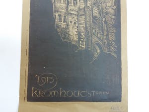 Huib Luns - Kromhout's Toren 1913 - Raadhuis Rotterdam (prijsvraag) kopen? Bied vanaf 10!