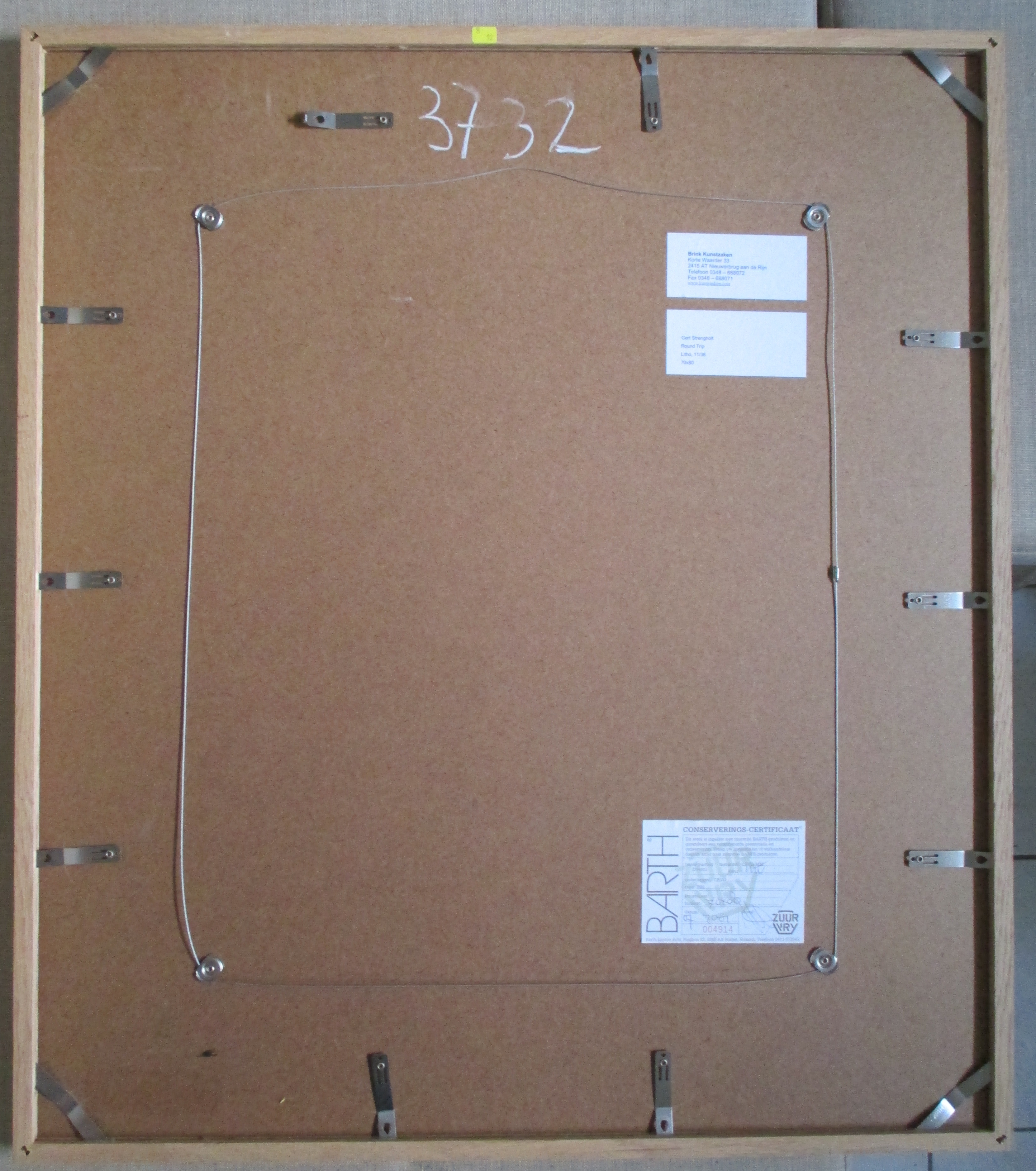 Gert Strengholt - Ingelijste Litho 'Round Trip" Barth lijst kopen? Bied vanaf 55!