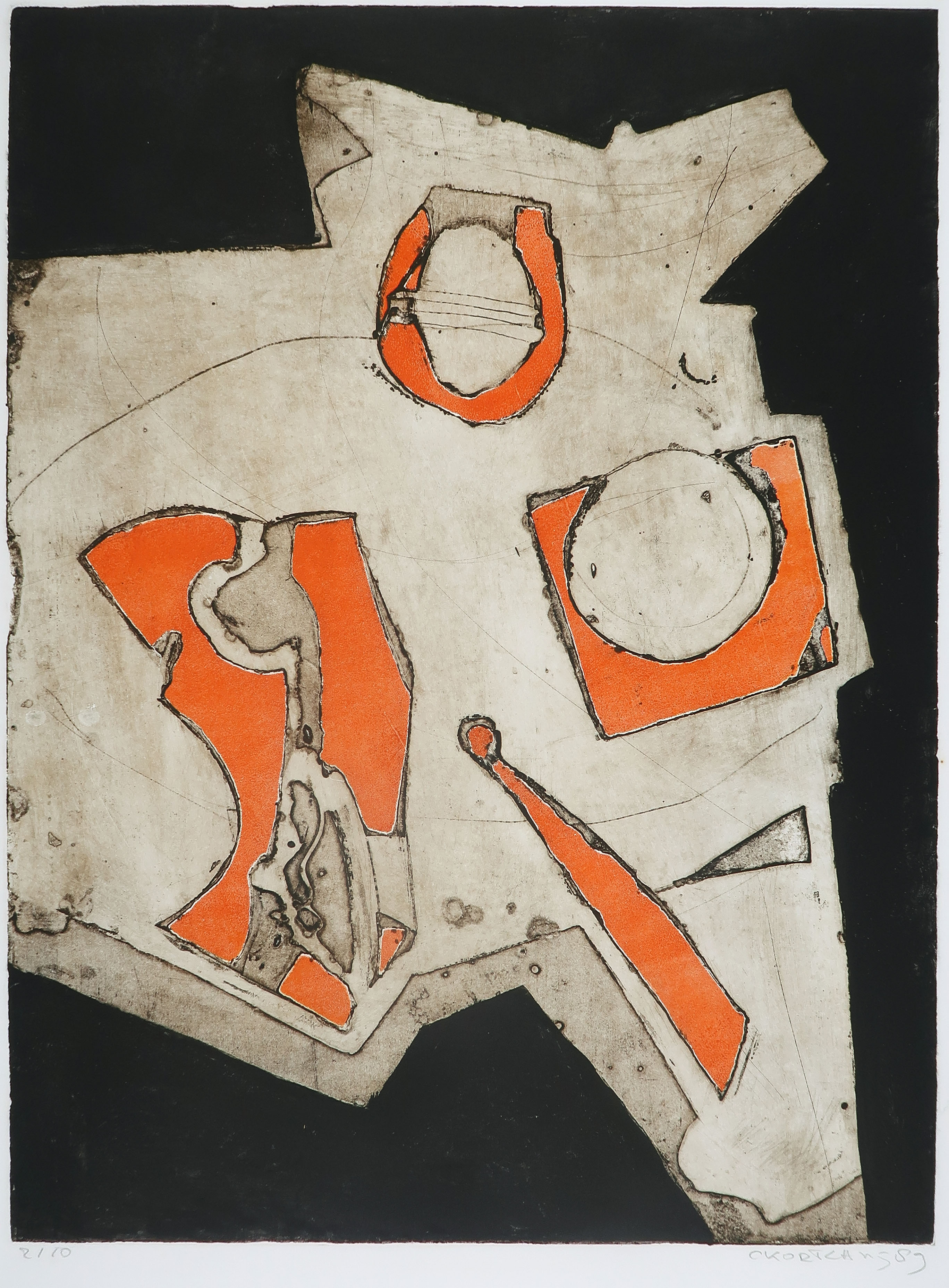 Cees Kortlang - Kleurenets, Fiery fragments kopen? Bied vanaf 35!