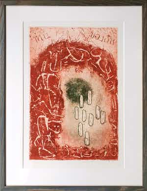 Jan Montyn - Ets - 1991 - Ingelijst verkocht voor € 115!