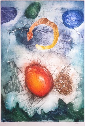 Ad Arma - Ets en Aquatint, Reading my SF - Ingelijst (Groot) kopen? Bied vanaf 50!