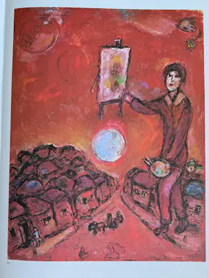 Marc Chagall - Le Village, Original-Farblithographie 1977 Mourlot 917 kopen? Bied vanaf 360!