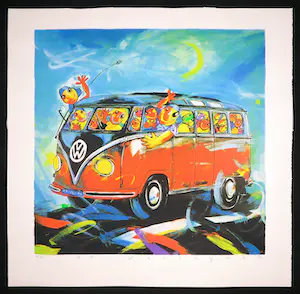 Ad Verstijnen - Zeefdruk, VW Panoramabus kopen? Bied vanaf 1!