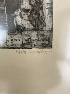 Karin Campfens - Met een griet in huis heb je geen hofhond nodig kopen? Bied vanaf 30!