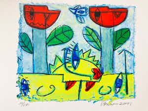 Hannes Kuiper - zonder titel verkocht voor € 45!