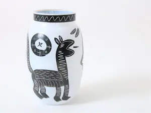 Ulrica Hydman-Vallien - Matglazen design vaas "Caramba" voor Kosta Boda kopen? Bied vanaf 79!