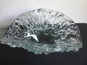 Niet of onleesbaar gesigneerd - Glazen schaal kopen? Bied vanaf 10!