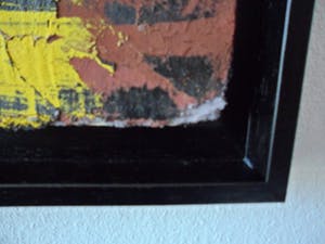 George Heidweiller - Zeefdruk op doek opgeplakt op karton. Titel, "Corona". kopen? Bied vanaf 150!