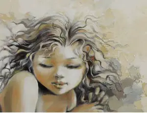 Elena Filatov - Afgeprijst Prachtige aquarel in spieraam kopen? Bied vanaf 89!