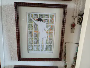 Buy Bart ter Haar - "Vrouw voor vitrine. "? Bid from 35!
