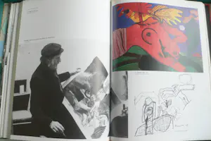 Corneille - Overslagdoos met boek en twee zeefdrukken - Auteur Pierre Restany - 200 ex. kopen? Bied vanaf 300!