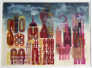 Frans de Jong - getallen - gesigneerd verkocht voor € 40!