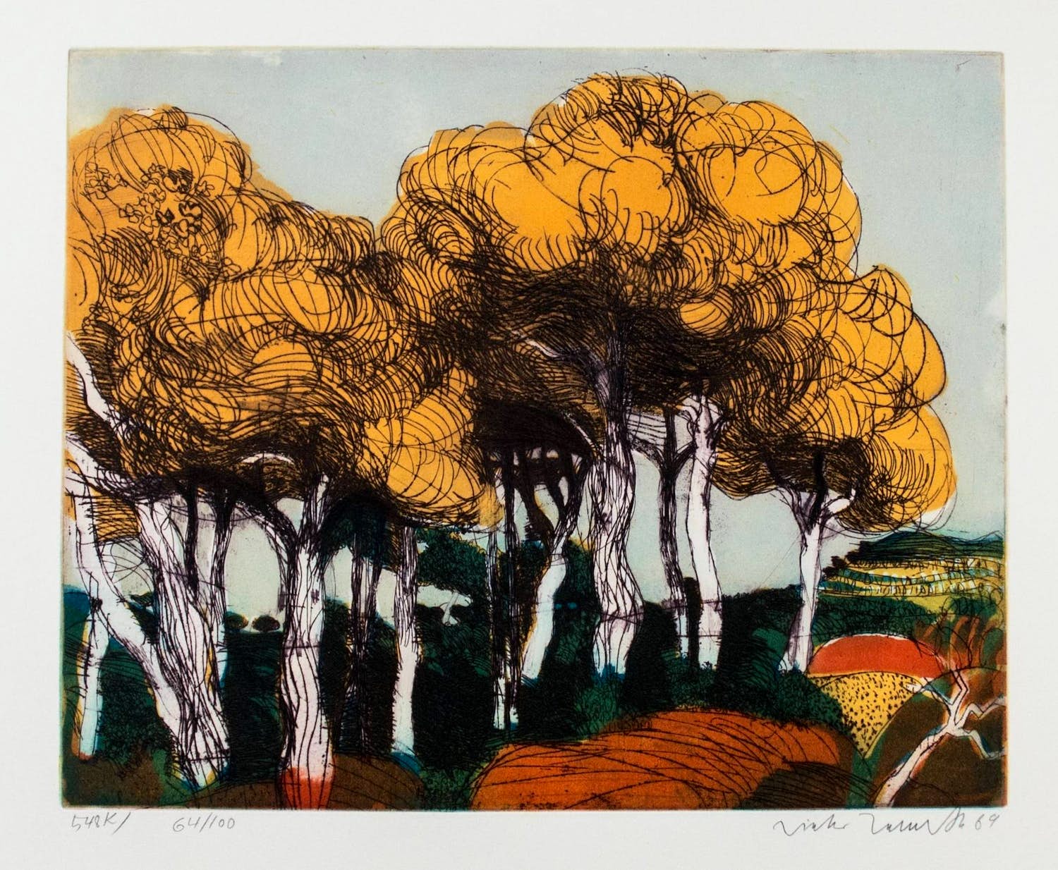 Dietmar Lemcke - Südliche Landschaft kopen? Bied vanaf 25!