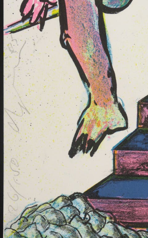 Jacqueline de Jong - Jacqueline de Jong: Litho, Zonder titel kopen? Bied vanaf 20!