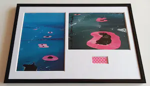 Christo - Surrounded Islands – gesigneerde artcard +1 met fabric kaufen? Bieten Sie von 390!