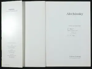 Pierre Alechinsky - Lot van drie publicaties waarvan twee handgesigneerd kopen? Bied vanaf 1!