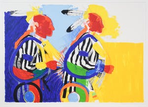 Frank Lejeune - Lakota - Ingelijst - Groot kopen? Bied vanaf 50!