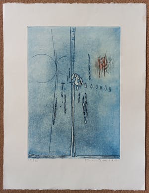 Jan Montyn - Space, aquatint ets kopen? Bied vanaf 115!
