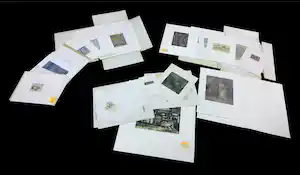 Jan Miechels - Lot van 60 diverse werken op papier verkauft für € 130!