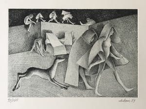 Albert Debois - Gesigneerde litho - 1984 - 91/165 kopen? Bied vanaf 1!