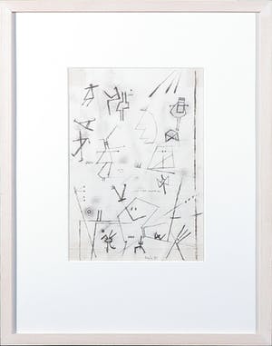 Jan Roede - Tekening, Spell I - Ingelijst kopen? Bied vanaf 50!