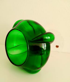 Niet of onleesbaar gesigneerd - Beeldschone, handgemaakte glazen vaas uit Italië kopen? Bied vanaf 1!