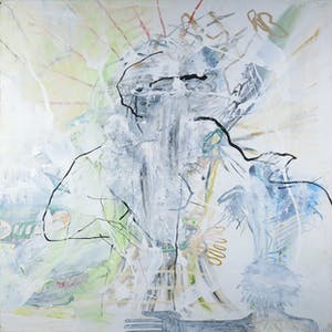 Rachid Ben Ali - Gemengde techniek op doek, Zonder titel (Groot) kopen? Bied vanaf 350!