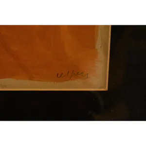 Floris Jespers - gewassen tekening, gesigneerd en ingelijst kopen? Bied vanaf 300!