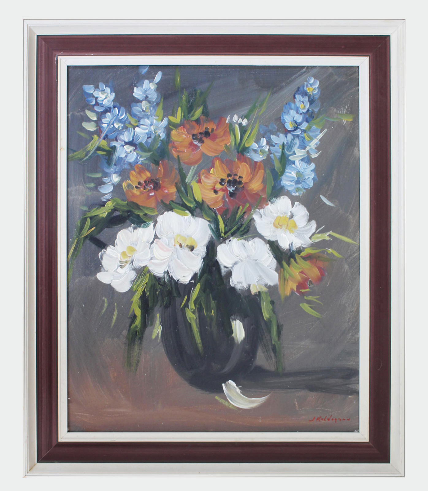 Jan Kelderman - Bloemstilleven verkocht voor € 50!