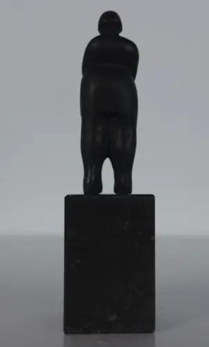 Jan Pieter Leeuwenburgh - Set van drie bronzen beeldjes, Hardloper, Worstelaars en Zwanger kopen? Bied vanaf 300!