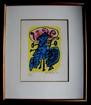 Corneille - Ingelijste zeefdruk: Trois images d'un été - 1992 kaufen? Bieten Sie von 225!