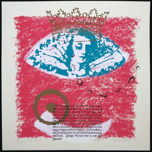 Loes Schepens - Zeefdruk, Zonder titel kopen? Bied vanaf 1!