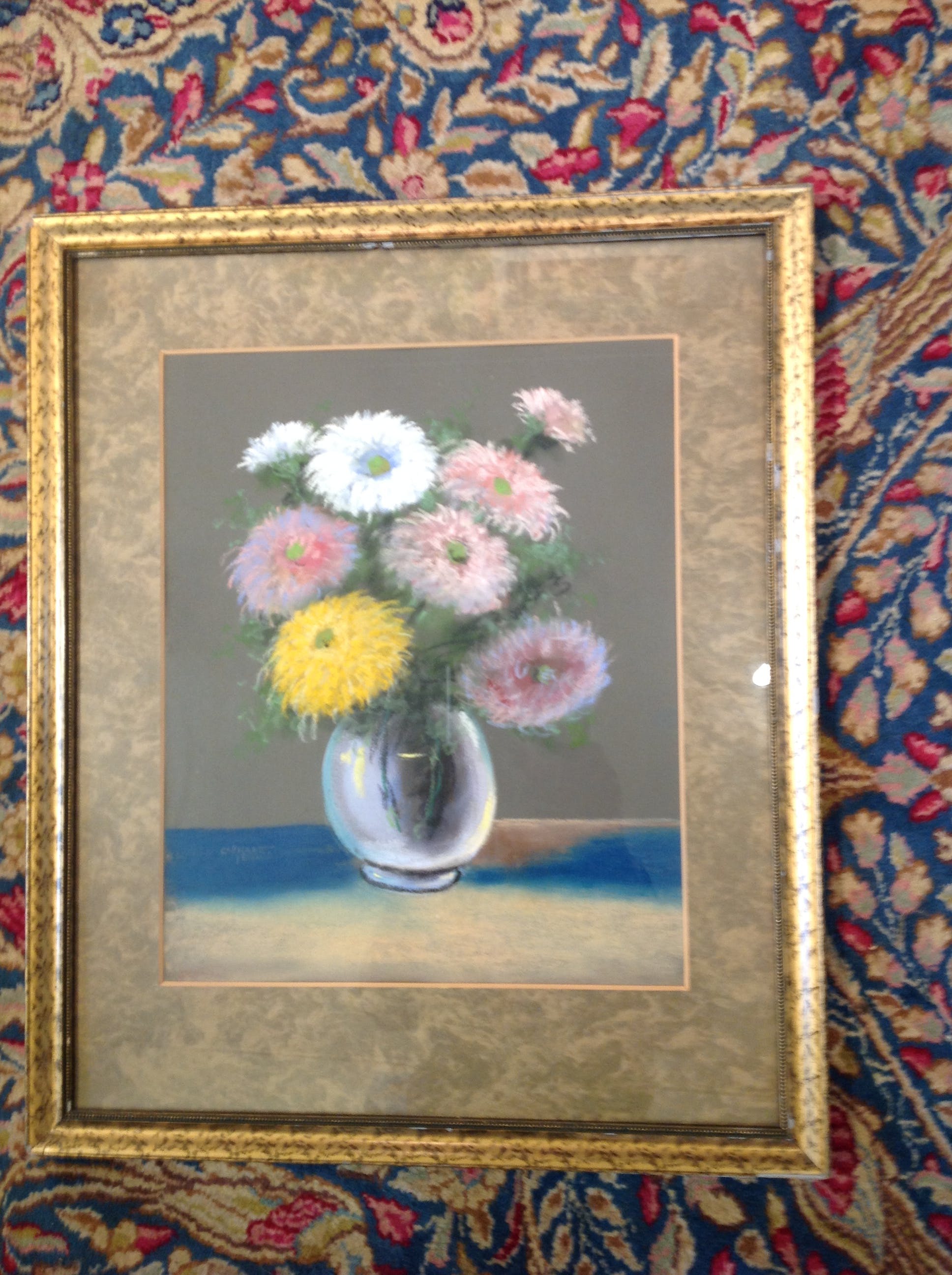 Niet of onleesbaar gesigneerd - bloemen in vaas kopen? Bied vanaf 1!