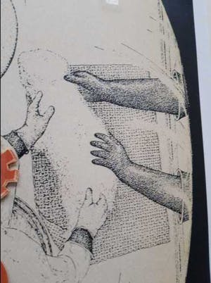 Panamarenko - Phosphored stamps, litho en collage, genummerd en ingelijst kopen? Bied vanaf 850!