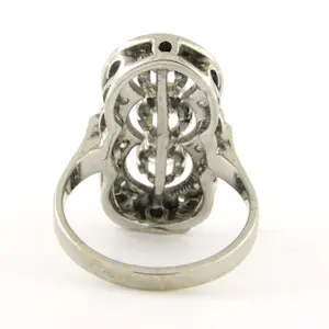14k witgouden ring met bolsjewiek geslepen diamant tot. 1.50ct - rm 17 kopen? Bied vanaf 650!