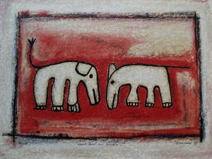 Hans Innemee - ingelijste zeefdruk: about level and direction (groot/netjes ingelijst) kopen? Bied vanaf 150!