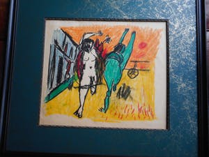 Metten Koornstra - 2 vluchtende naakten kopen? Bied vanaf 100!