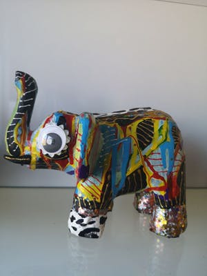 Buy Zippora Sahanaja - Zippora design® Happy Elephant? Bid from 1!